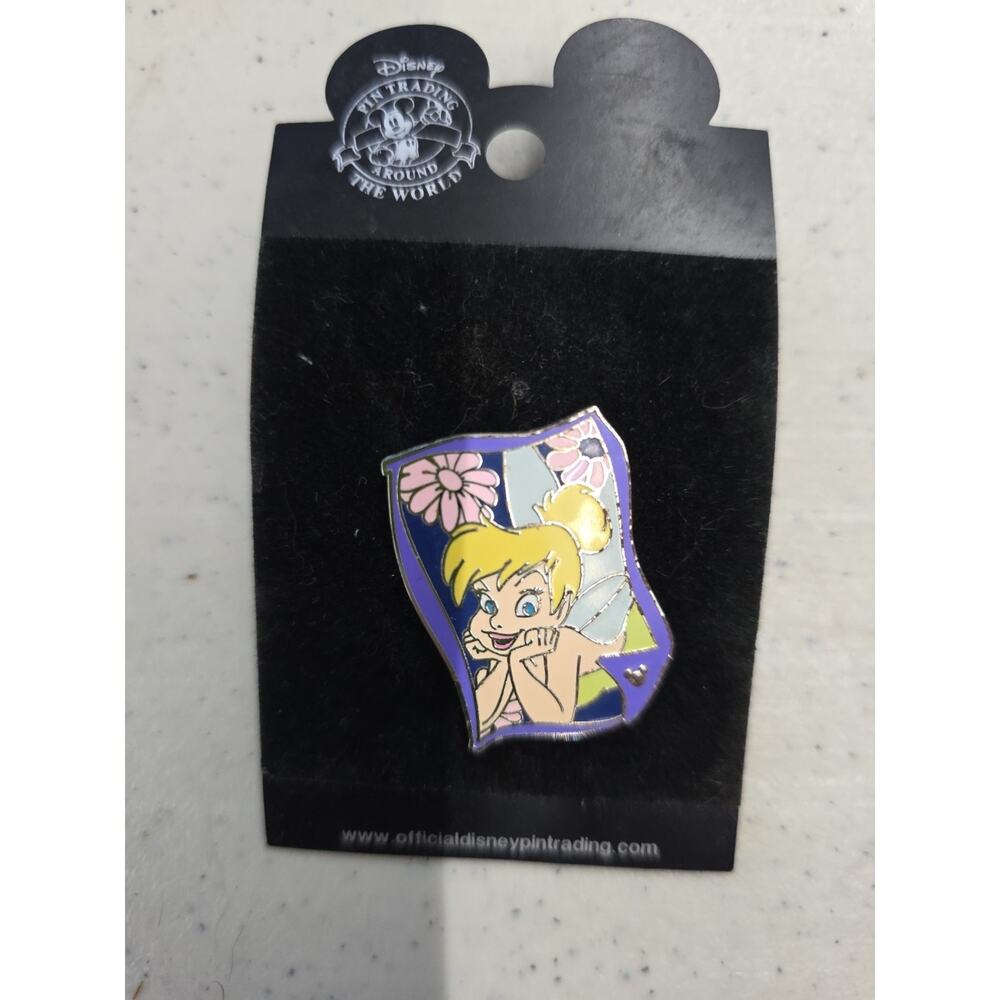 Disney Pin 51417 WDW Hidden Mickey Tinker Bell Purple Frame Peter Pan fairy